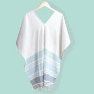 HOST PICK! Tribe Alive Caftan Cover-Up~Seafoam NWT